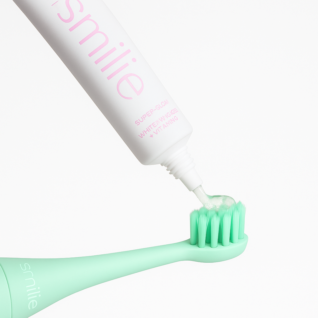 Smilie Super Glow Whitening Toothpaste Mini's | Dentist Developed