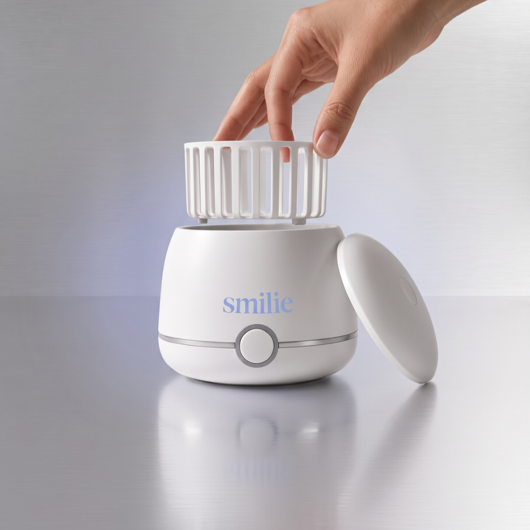 Ultrasonic Dental Appliance Cleaner
